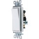 15 a, 120/277V, Decora Rocker 3-Way AC Quiet Switch, Residential Grade, UL Listed