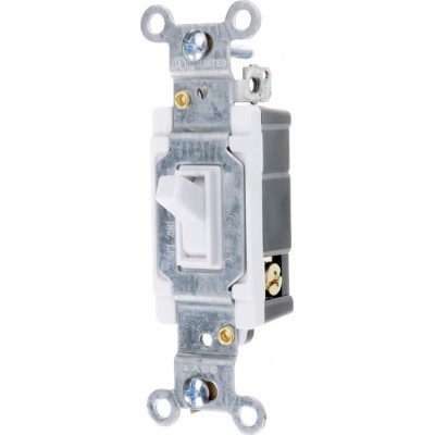 20 AMP, 120VAC, Large Toggle 4-Way AC Quiet Switch