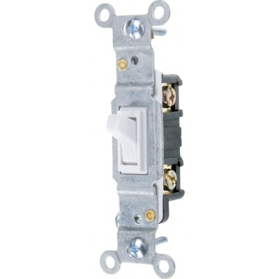 15 AMP, 120VAC, Single-Pole Toggle AC Quiet Switch, UL Listing